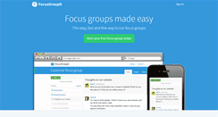 Desktop Screenshot of focusgroupit.com