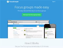 Tablet Screenshot of focusgroupit.com